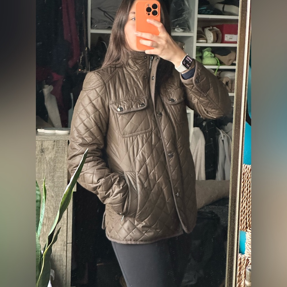 Michael Kors Light Quilter Puffer Jacket - Brown